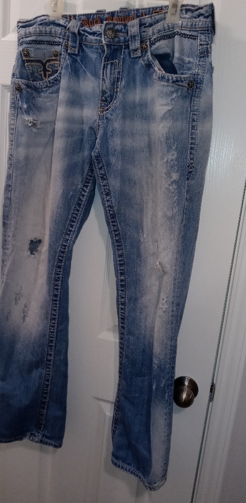 Rock Revival Mens Jeans Size 34